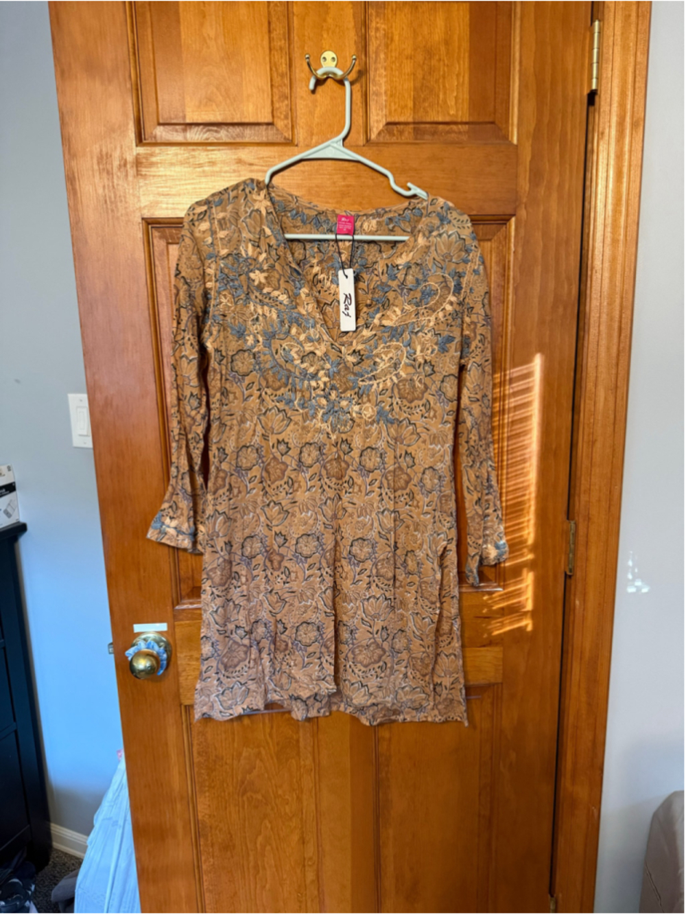 Women's Raj Tunic Top Size M 100% Cotton
